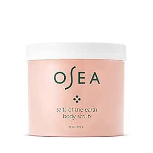 OSEA Salts of the Earth Body Scrub - Ideal Spa Gift for Pampering - Pink Himalayan Salt Scrub - Gentle Exfoliation Skincare - Vegan & Cruelty-Free Body Care