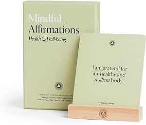 Intelligent Change Mindful Affirmation Cards for Health and Wellbeing
